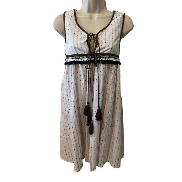 NWOT Vizio Boho Tassel Dress‎ S - Picture 1 of 11
